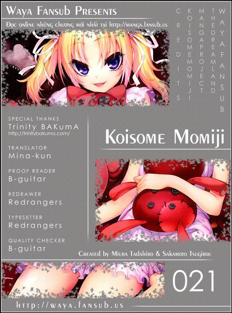 Koisome Momiji Chapter 21 - Next Chapter 22