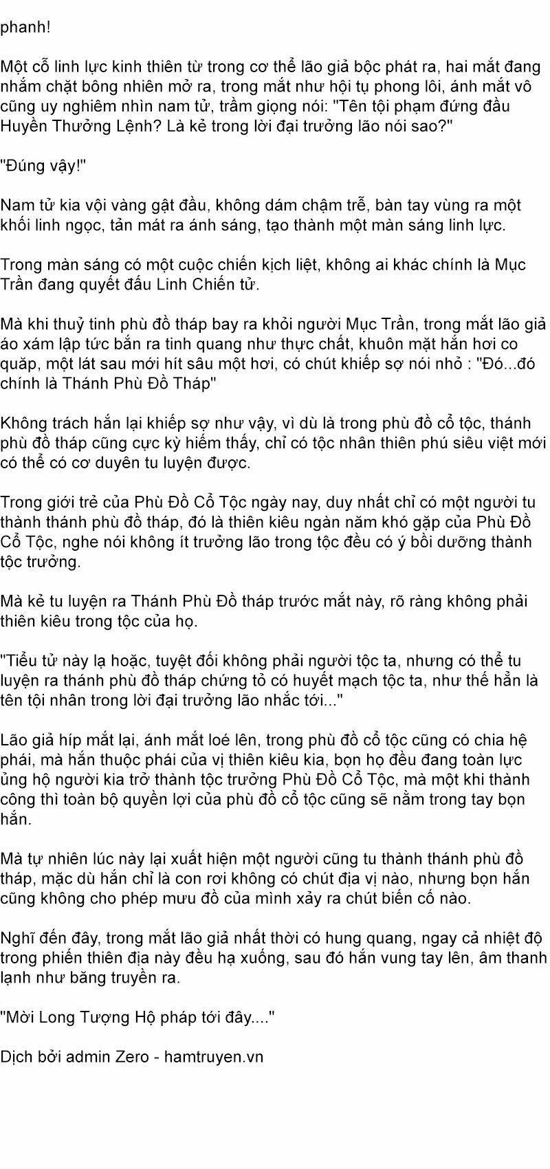 Đại chúa tể truyện chữ (bản dịch) Chapter 1273 - Next Chapter 1274