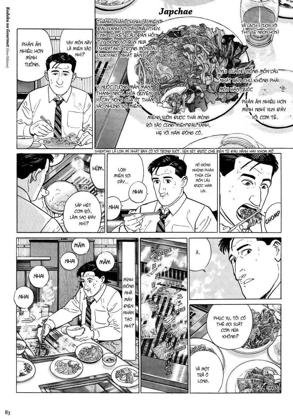 kodoku no gourmet chapter 8 - Next chapter 9