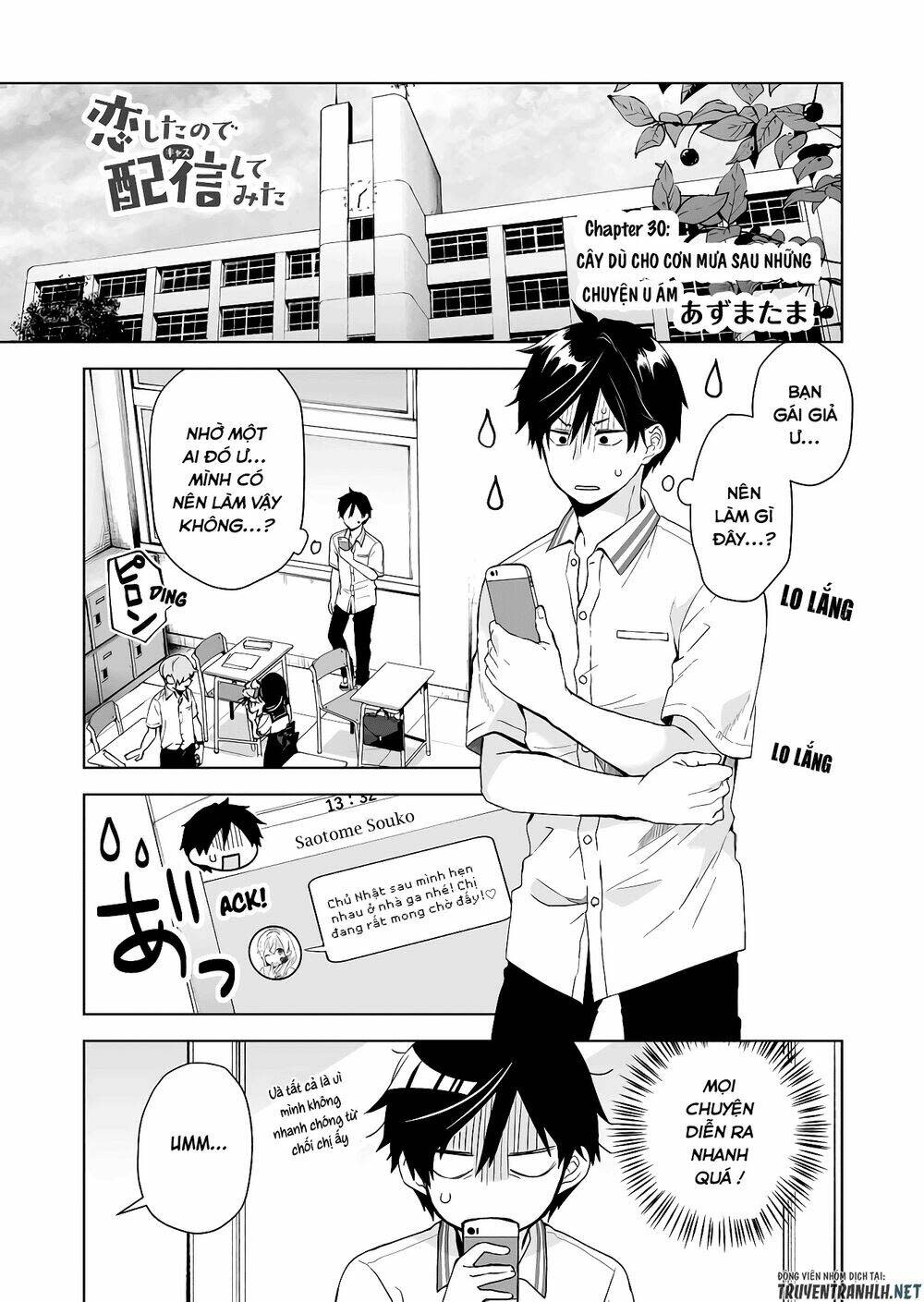 koi shita no de, haishin shite mita chapter 30 - Next chương 31