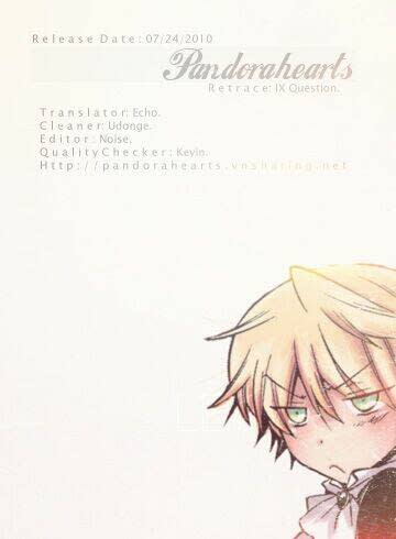 Pandora Hearts Chapter 9 - Trang 2