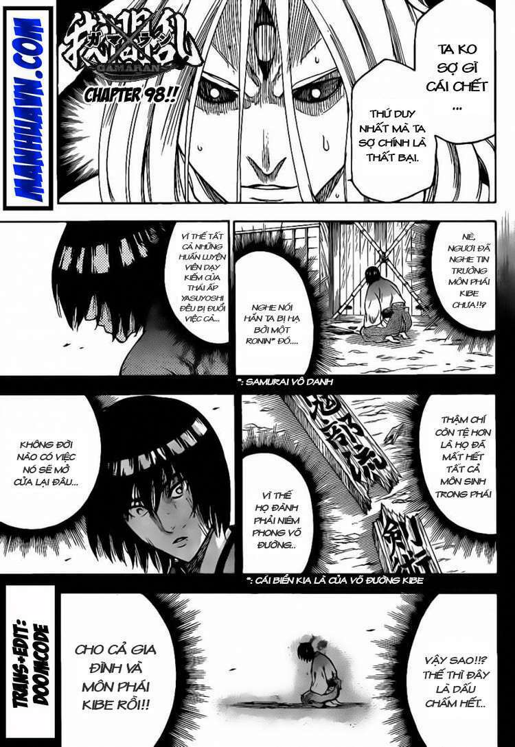 Gamaran Chapter 98 - Next Chapter 99