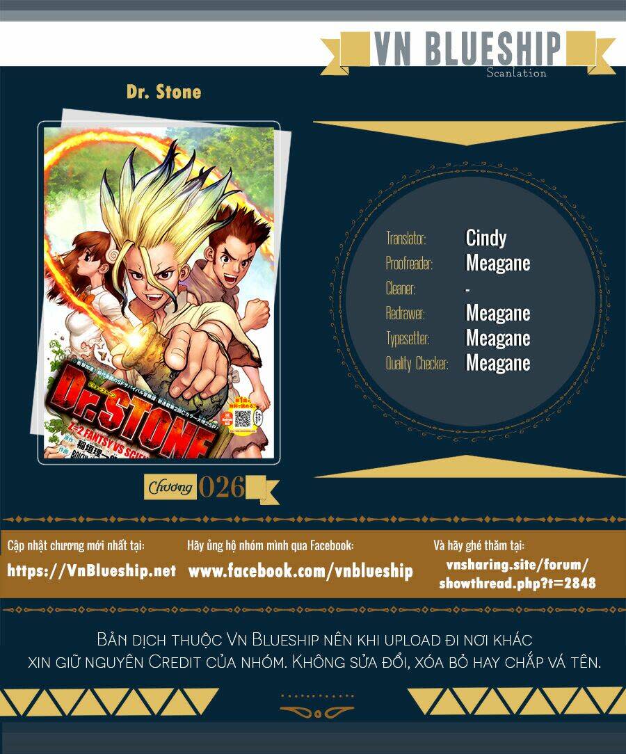 dr.stone - hồi sinh thế giới chapter 26 - Trang 2