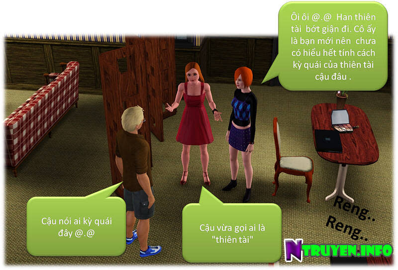 Truyện Sims - Bí Mật Màu Xanh Chapter 2 - Next 