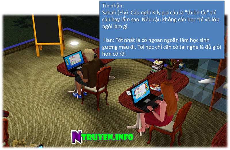 Truyện Sims - Bí Mật Màu Xanh Chapter 2 - Next 