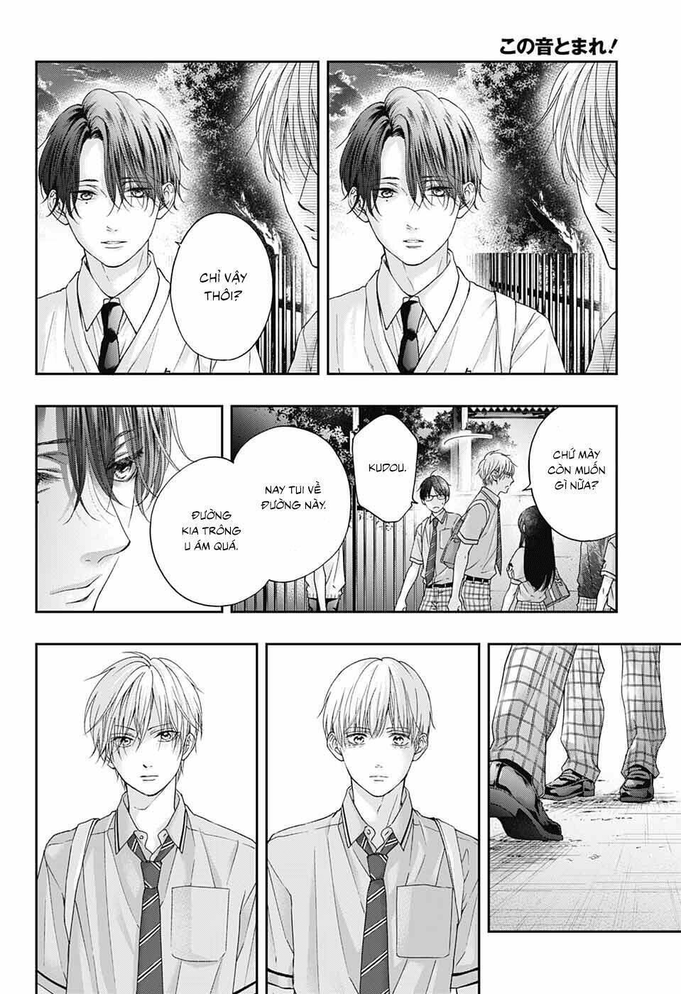 kono oto tomare! chương 102 - Next chapter 103: sự chân thành sau lớp bùn