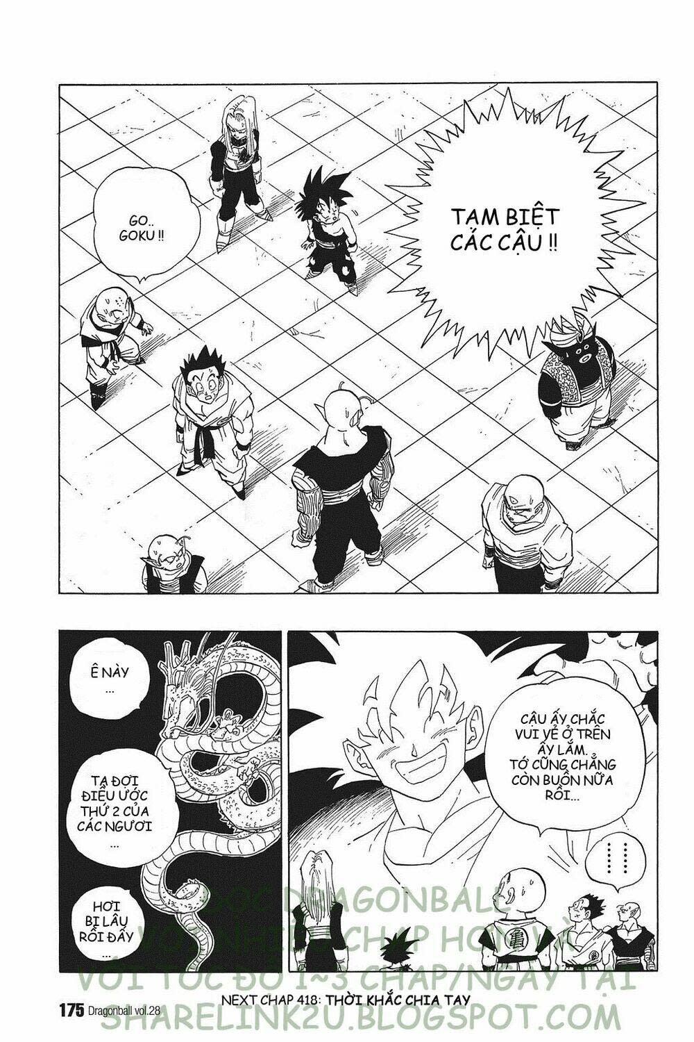 Dragon Ball - Bảy Viên Ngọc Rồng Chapter 417 - Next Chapter 418