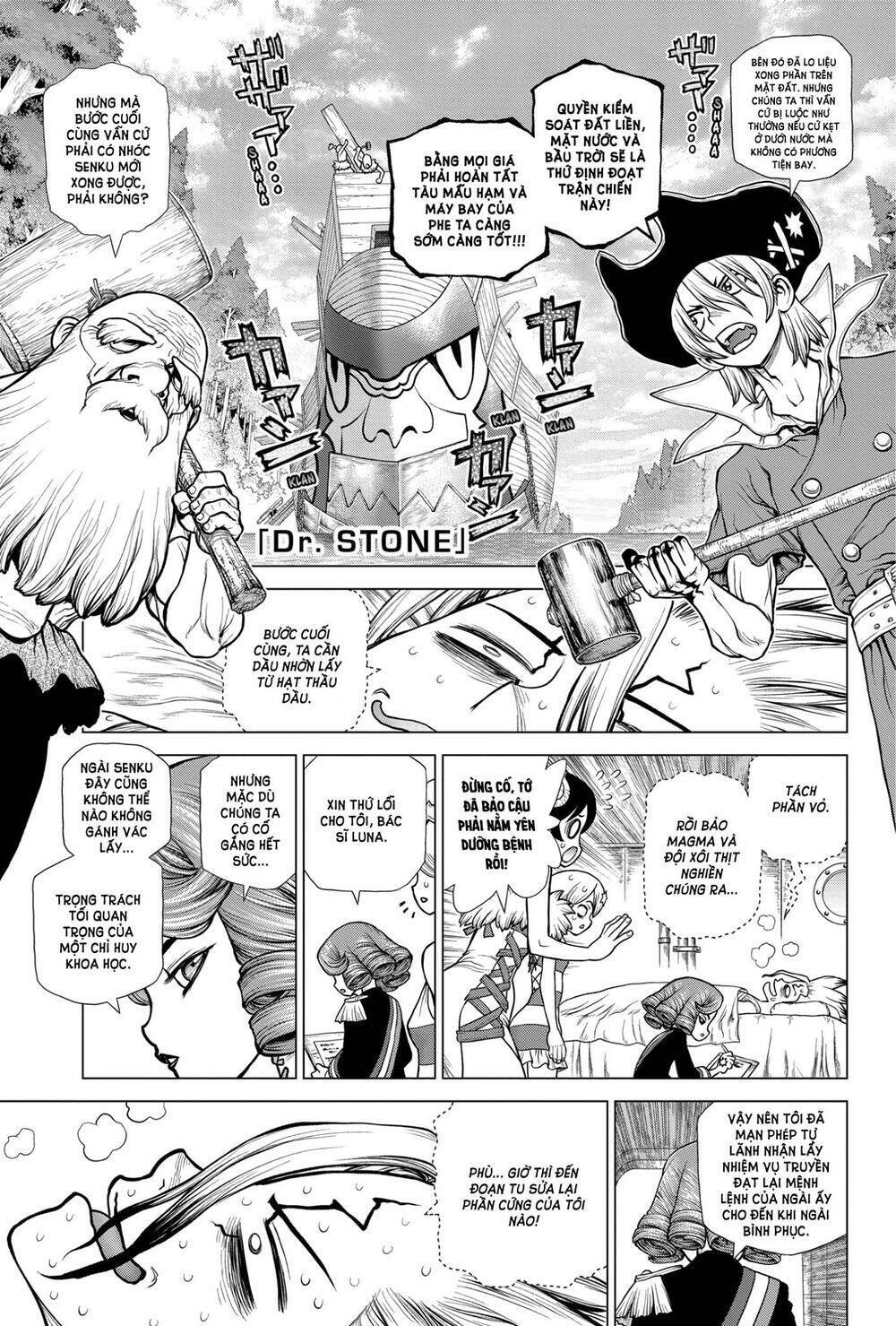 dr.stone - hồi sinh thế giới chapter 163 - Trang 2