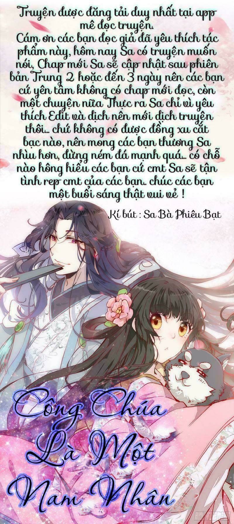 Công Chúa Là Nam Nhân Chapter 6.2 - Next Chapter 6.5