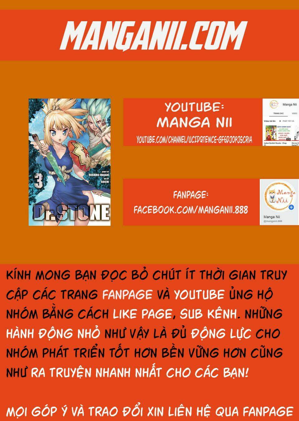 dr.stone - hồi sinh thế giới chapter 118 - Trang 2