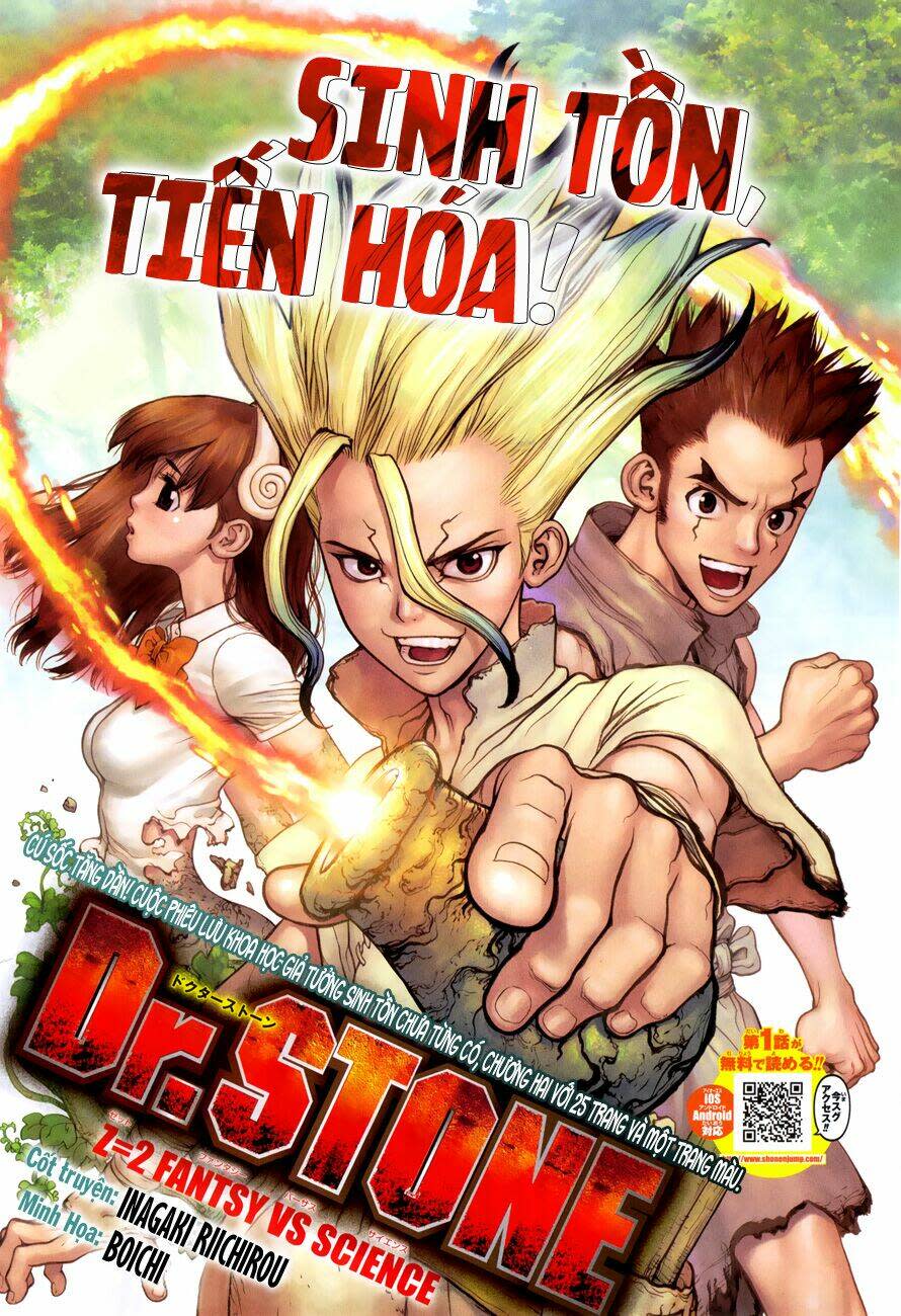 dr.stone - hồi sinh thế giới chapter 2 - Trang 2