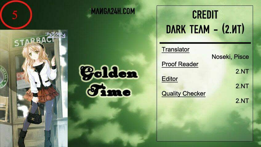 Golden Time Chapter 5 - Trang 2