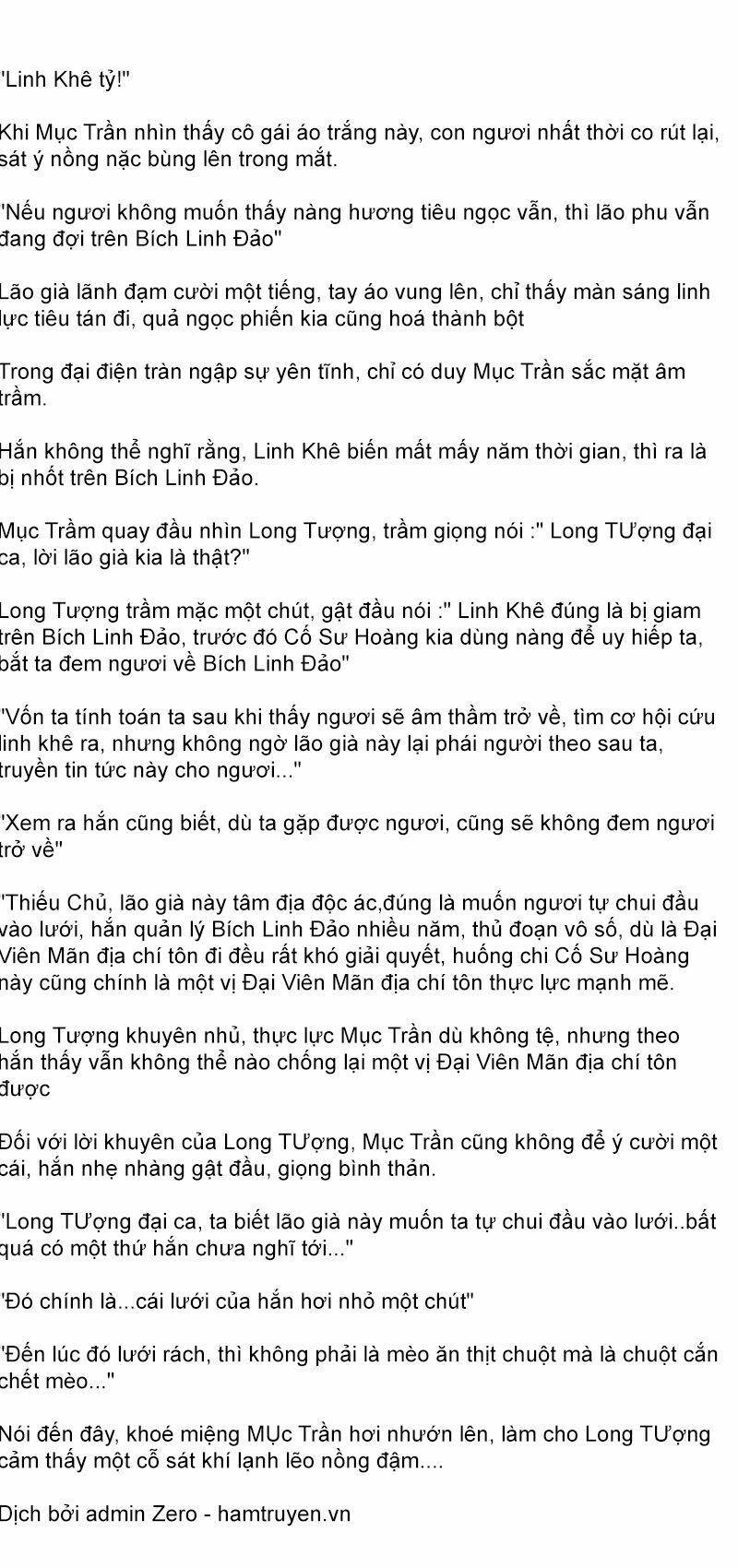 Đại chúa tể truyện chữ (bản dịch) Chapter 1277 - Next Chapter 1278