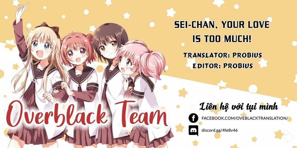 sei-chan, your love is too much! chapter 9 - Trang 2