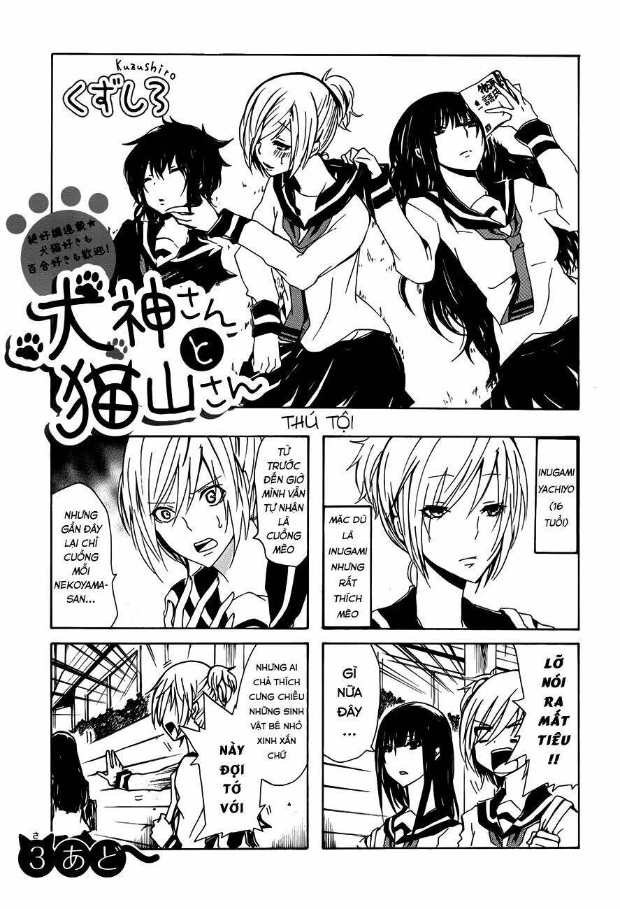 Inugami-san to Nekoyama-san Chapter 3 - Trang 2