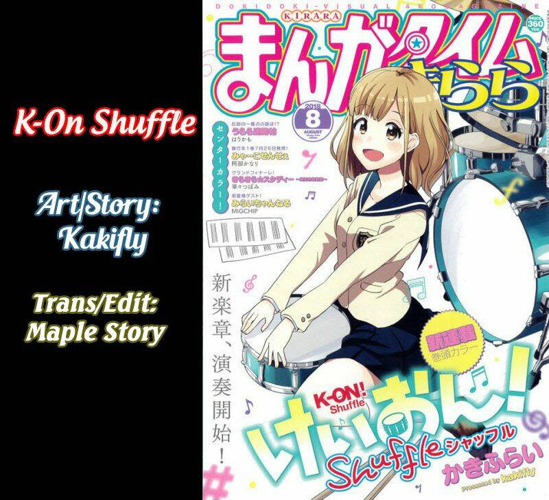 k-on shuffle chapter 25 - Next chapter 26