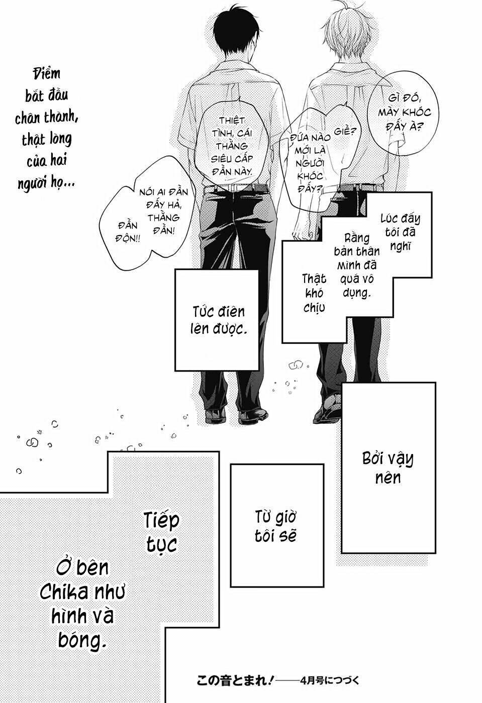 kono oto tomare! chapter 99.5: blue x blue - Next chapter 100: bức thư tình