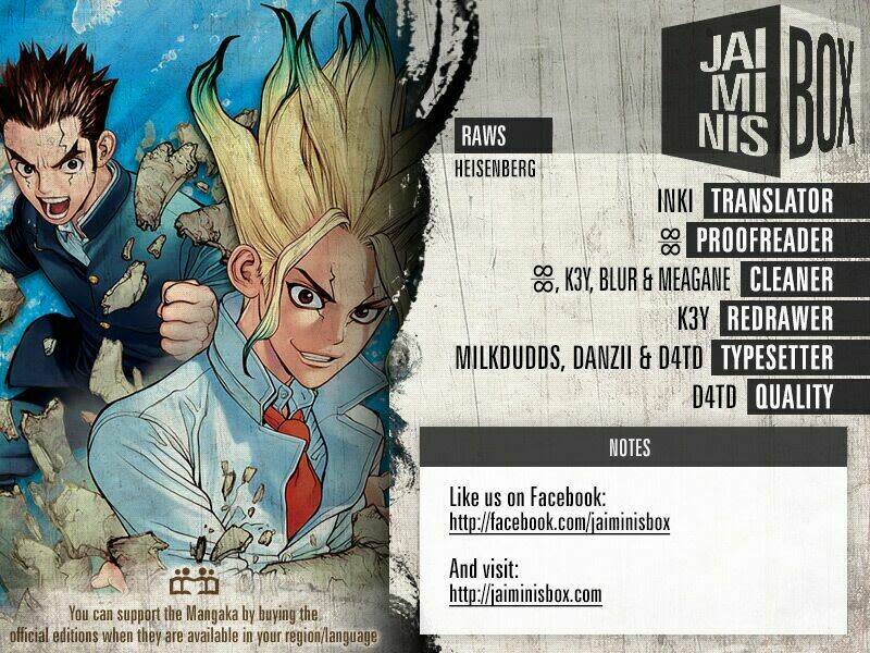 dr.stone - hồi sinh thế giới chapter 12 - Trang 2