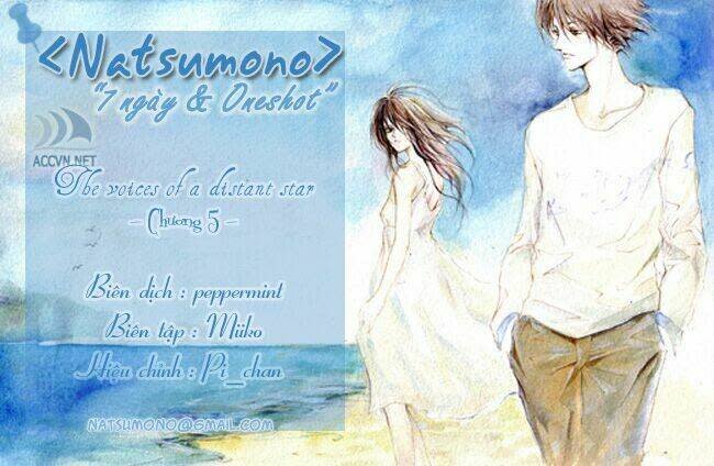 Hoshi No Koe Chapter 5 - Next Chapter 6