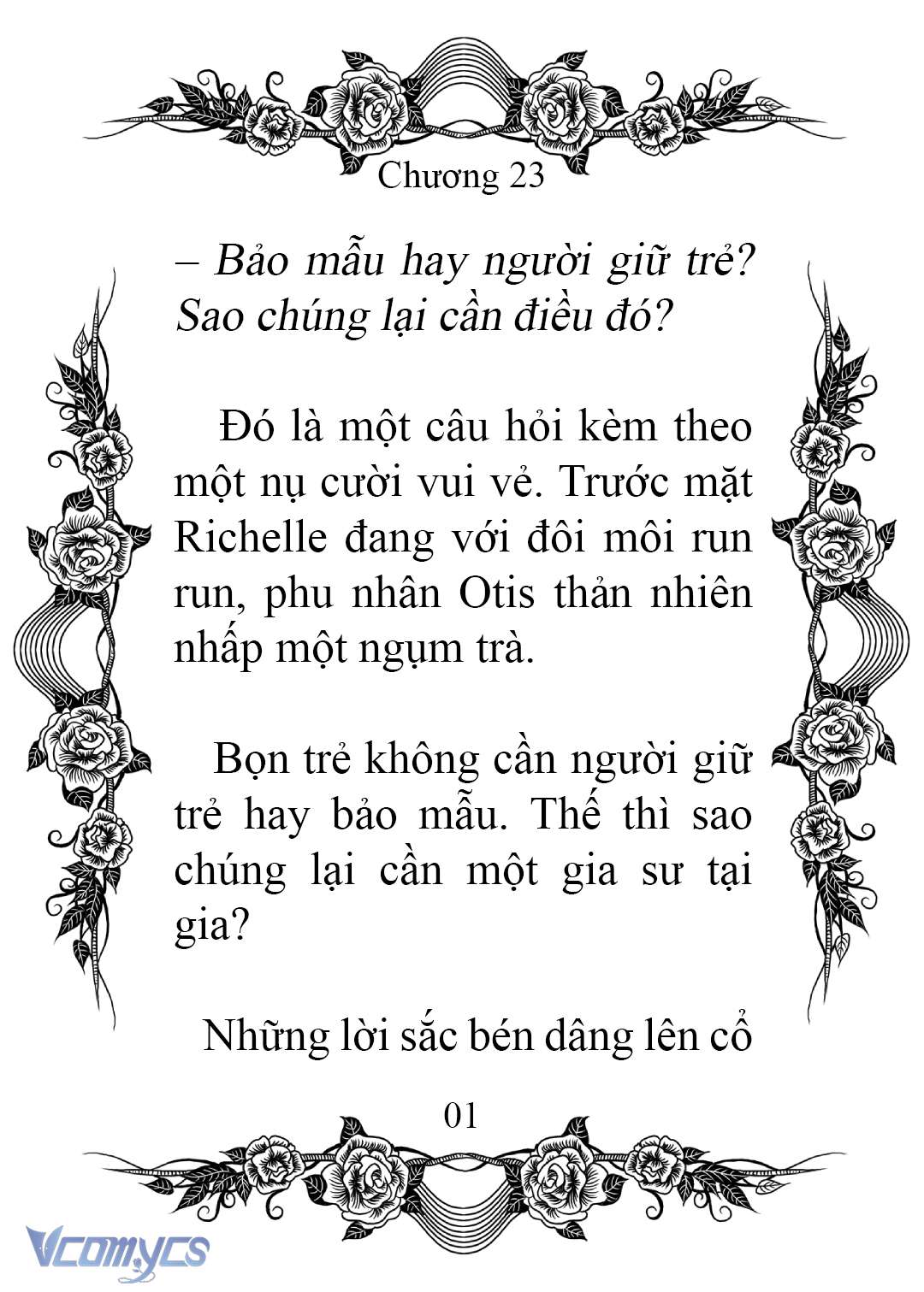 [novel] chào mừng đến với dinh thự hoa hồng Chương 23 - Next Chương 24