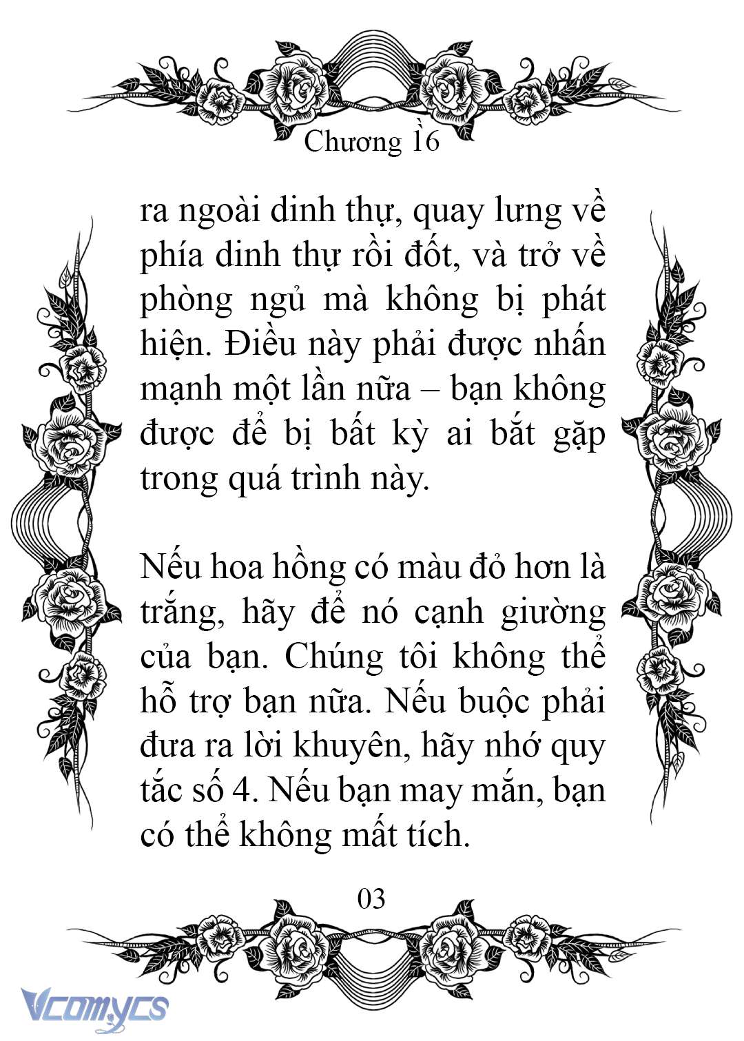 [novel] chào mừng đến với dinh thự hoa hồng Chương 16 - Next Chương 17