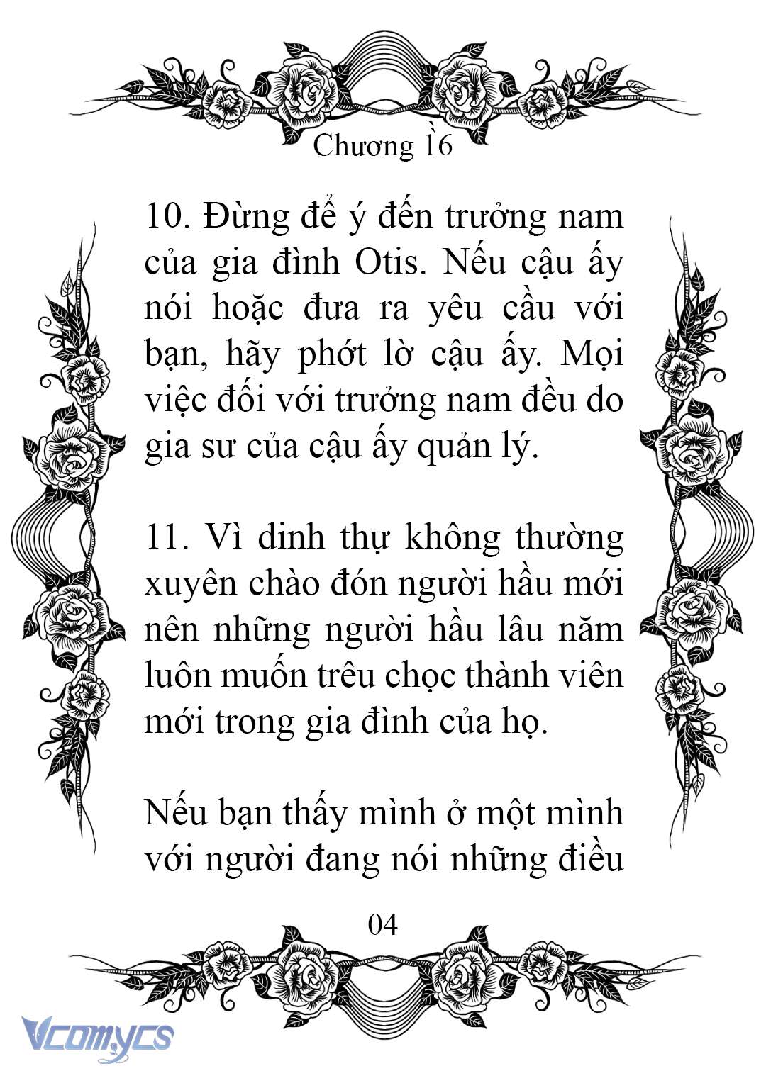 [novel] chào mừng đến với dinh thự hoa hồng Chương 16 - Next Chương 17