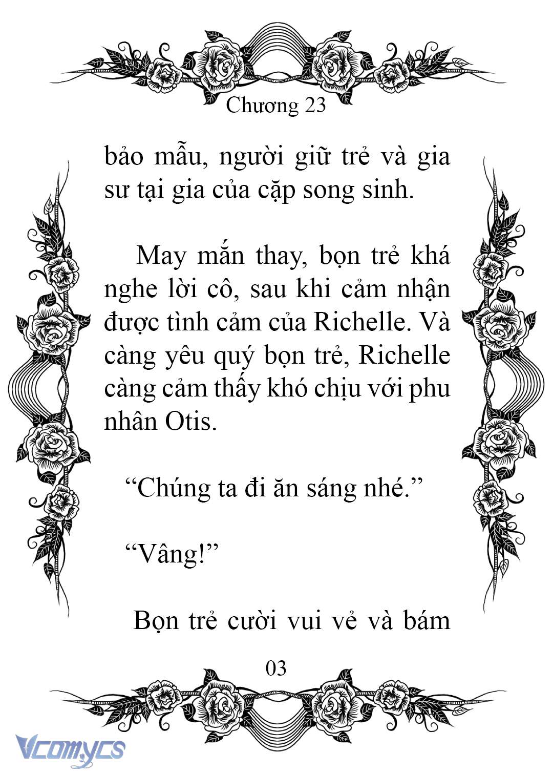 [novel] chào mừng đến với dinh thự hoa hồng Chương 23 - Next Chương 24