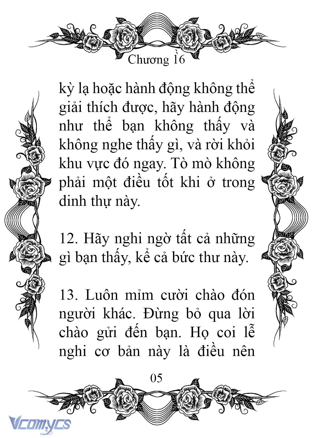 [novel] chào mừng đến với dinh thự hoa hồng Chương 16 - Next Chương 17