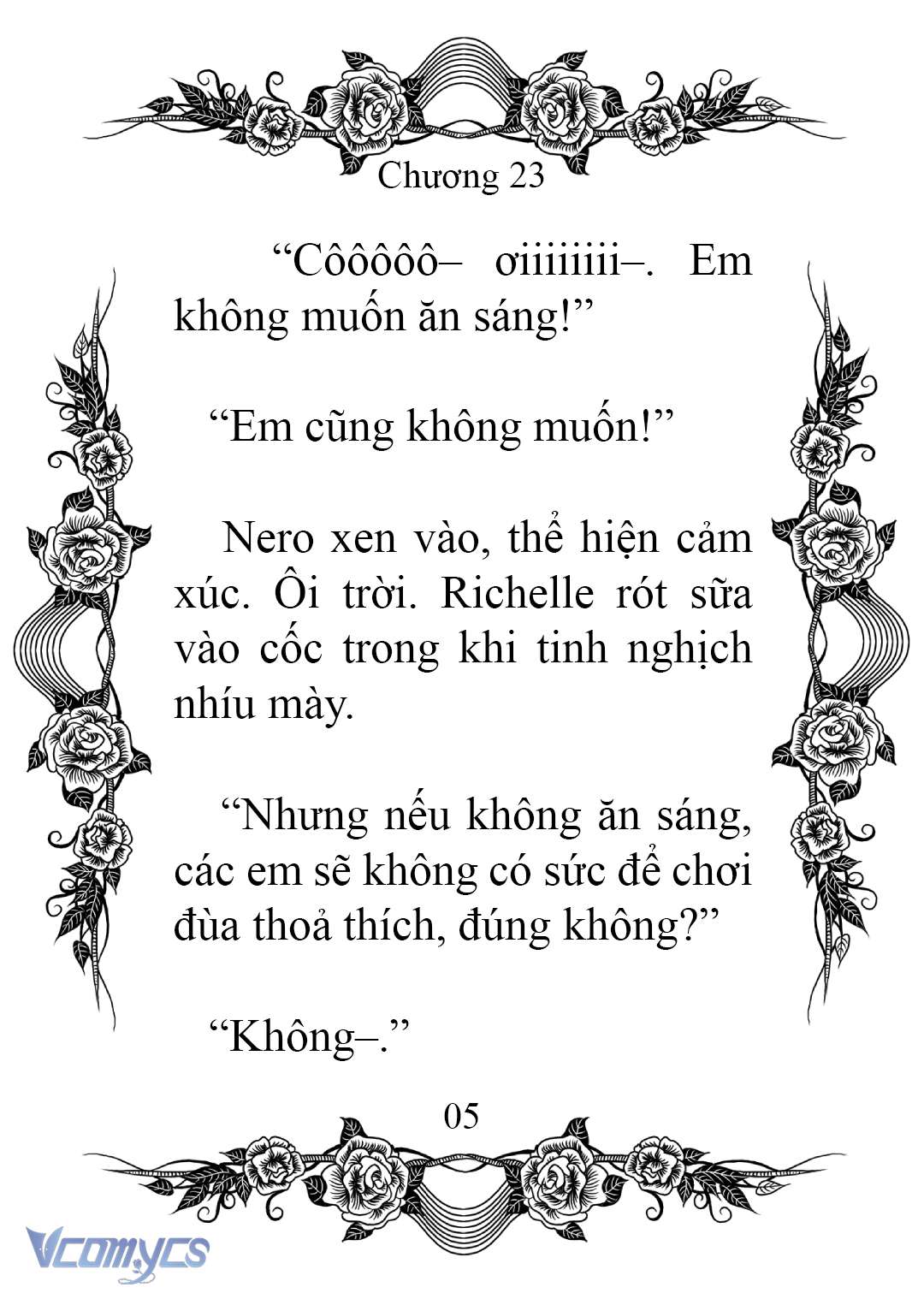 [novel] chào mừng đến với dinh thự hoa hồng Chương 23 - Next Chương 24