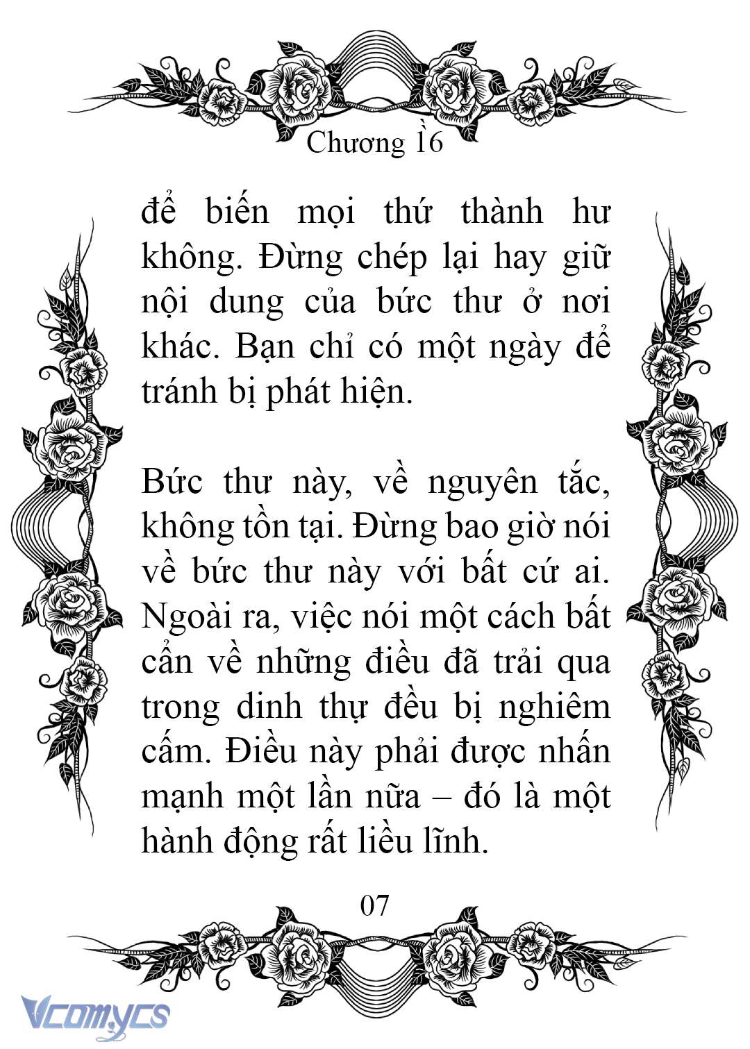 [novel] chào mừng đến với dinh thự hoa hồng Chương 16 - Next Chương 17