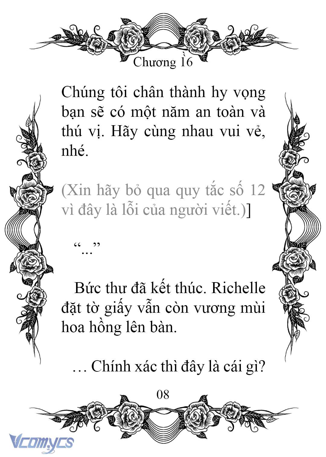 [novel] chào mừng đến với dinh thự hoa hồng Chương 16 - Next Chương 17