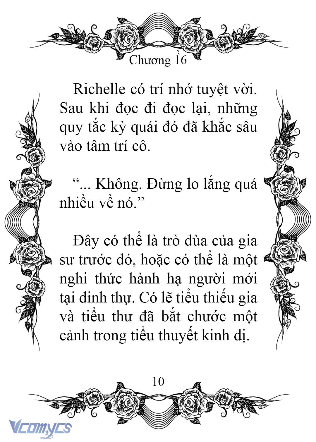 [novel] chào mừng đến với dinh thự hoa hồng Chương 16 - Next Chương 17