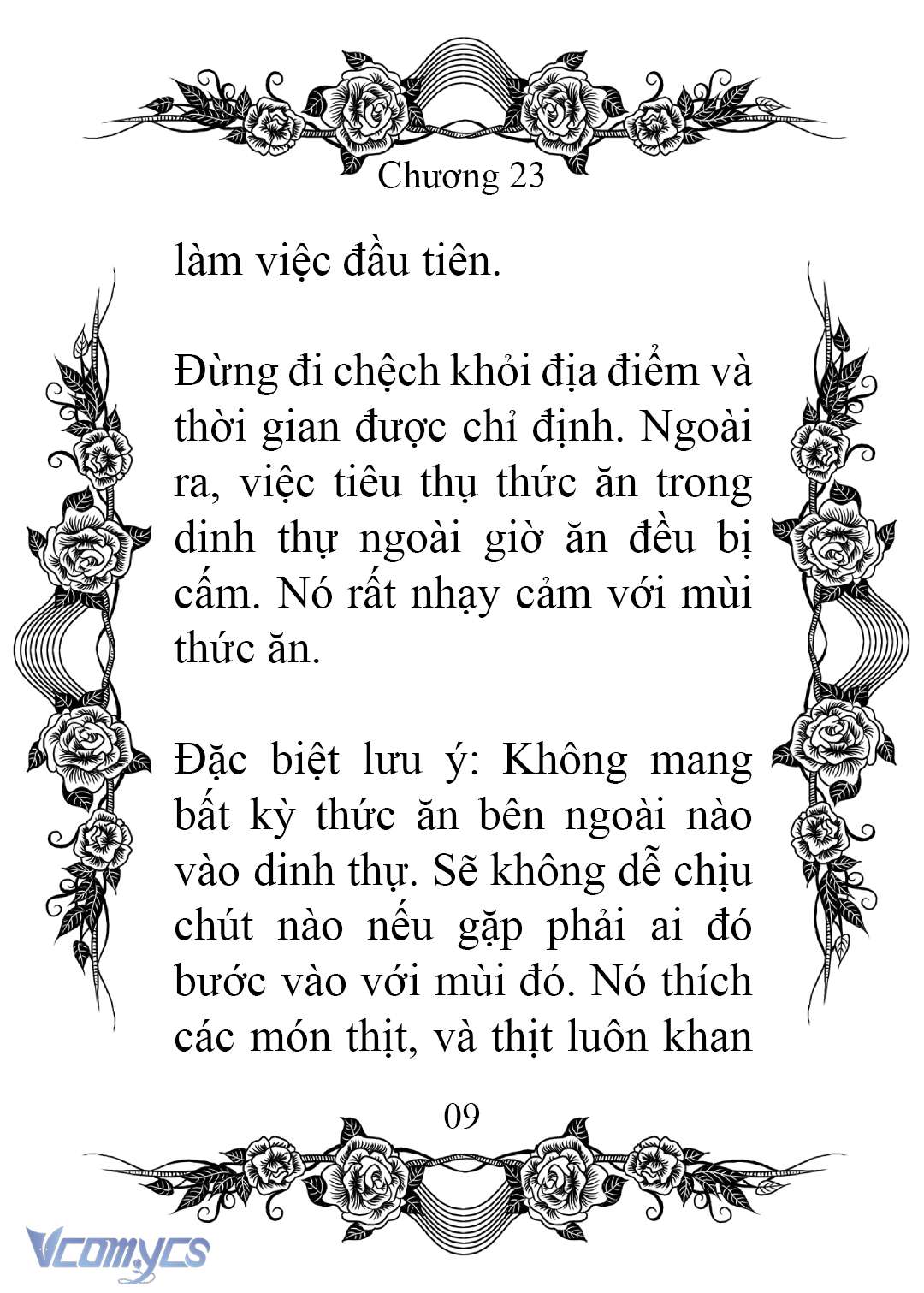 [novel] chào mừng đến với dinh thự hoa hồng Chương 23 - Next Chương 24