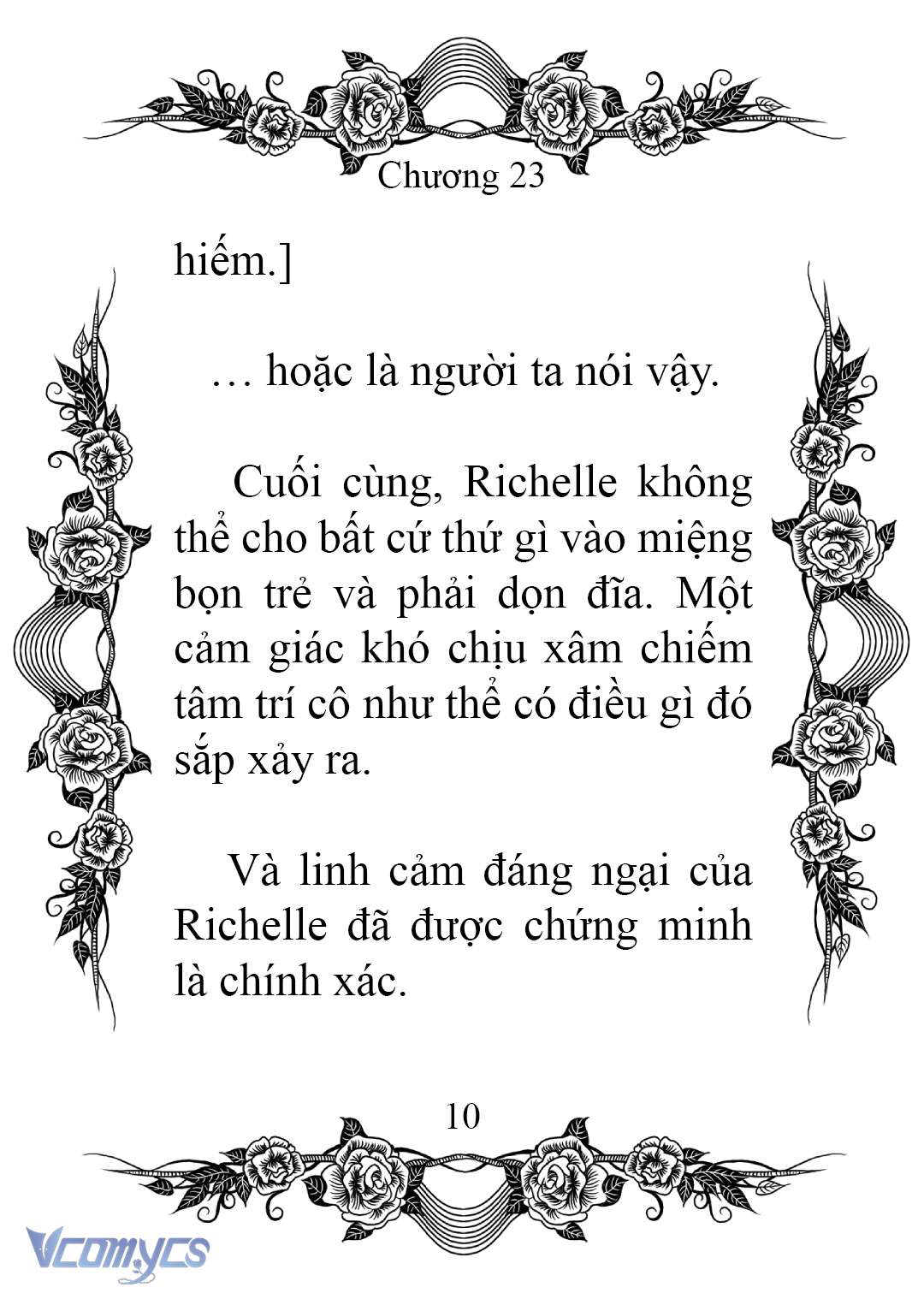 [novel] chào mừng đến với dinh thự hoa hồng Chương 23 - Next Chương 24