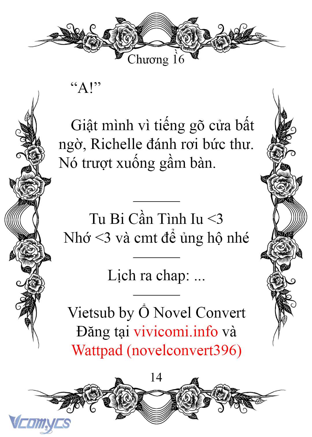 [novel] chào mừng đến với dinh thự hoa hồng Chương 16 - Next Chương 17