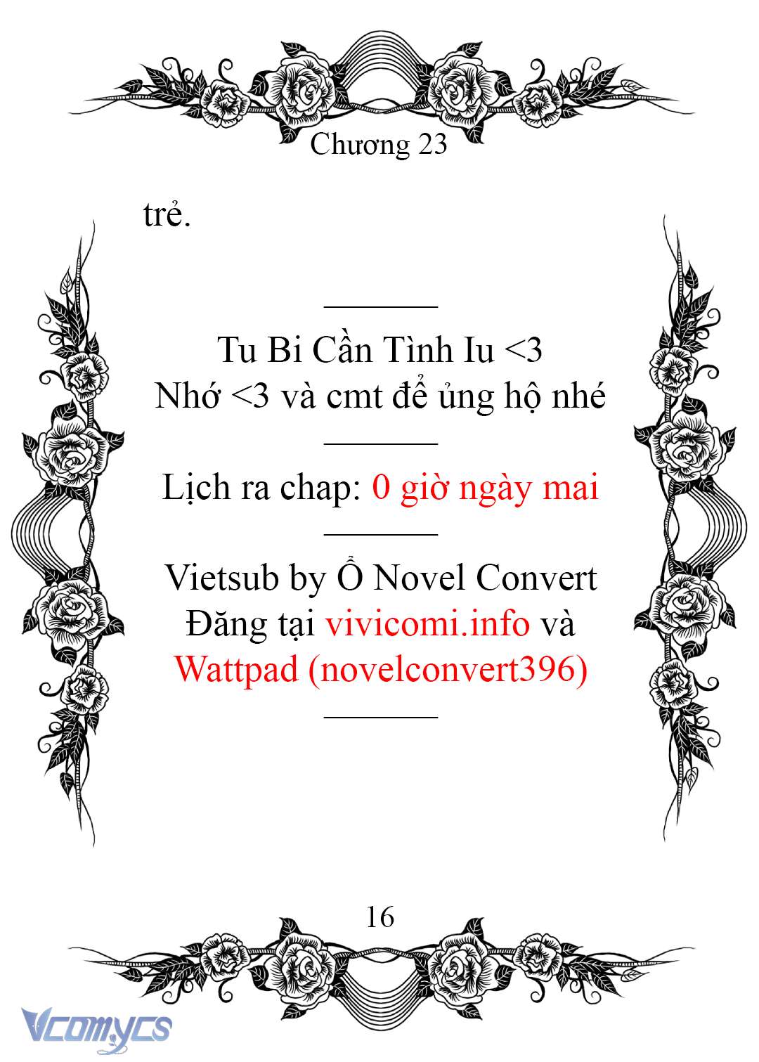 [novel] chào mừng đến với dinh thự hoa hồng Chương 23 - Next Chương 24