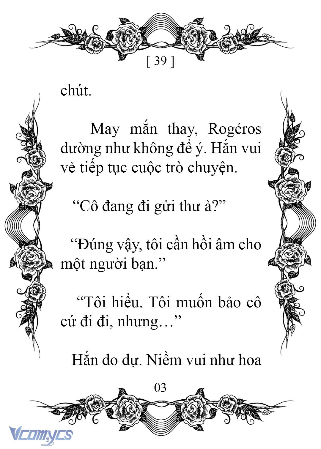 [novel] chào mừng đến với dinh thự hoa hồng Chap 39 - Next Chap 40