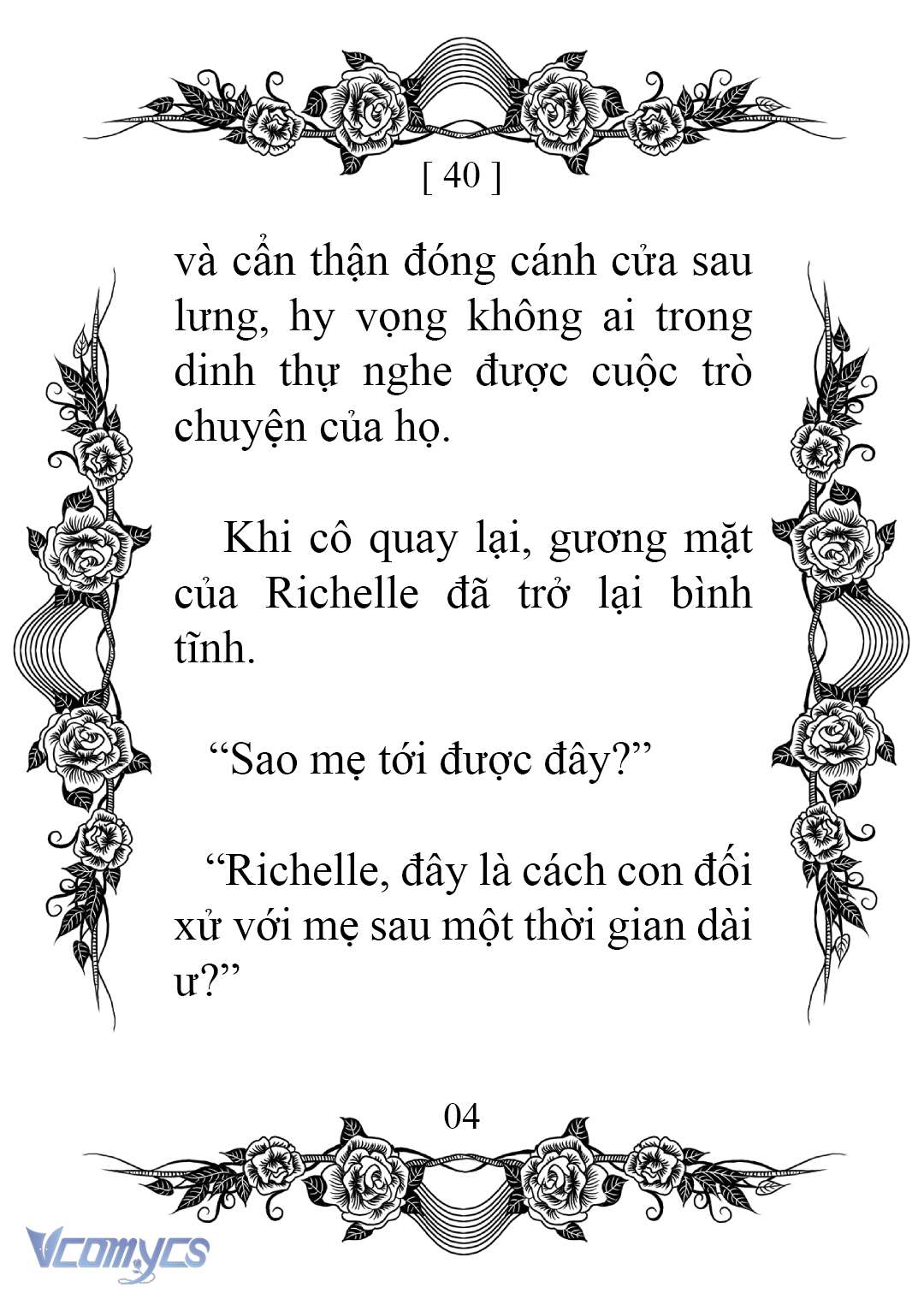 [novel] chào mừng đến với dinh thự hoa hồng Chap 40 - Next Chap 41