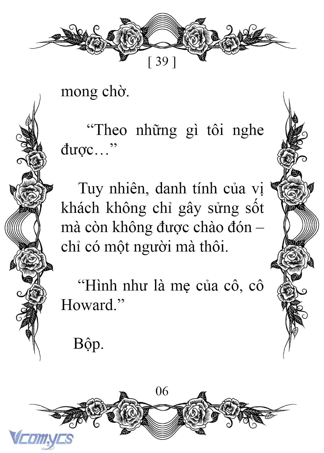 [novel] chào mừng đến với dinh thự hoa hồng Chap 39 - Next Chap 40