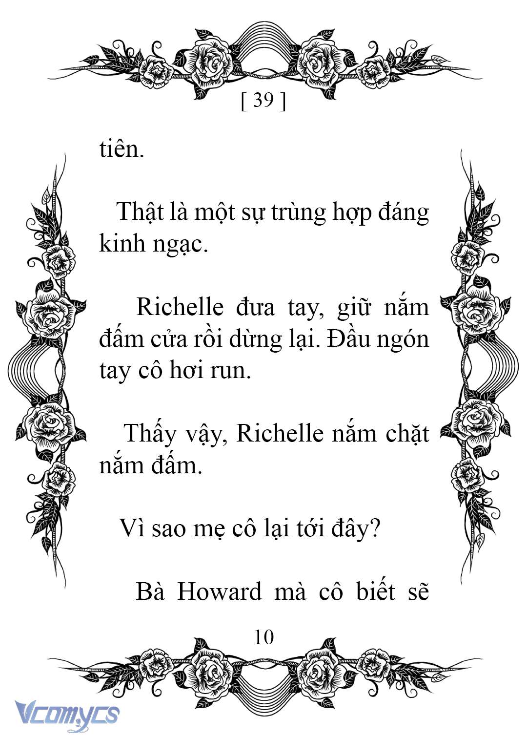 [novel] chào mừng đến với dinh thự hoa hồng Chap 39 - Next Chap 40