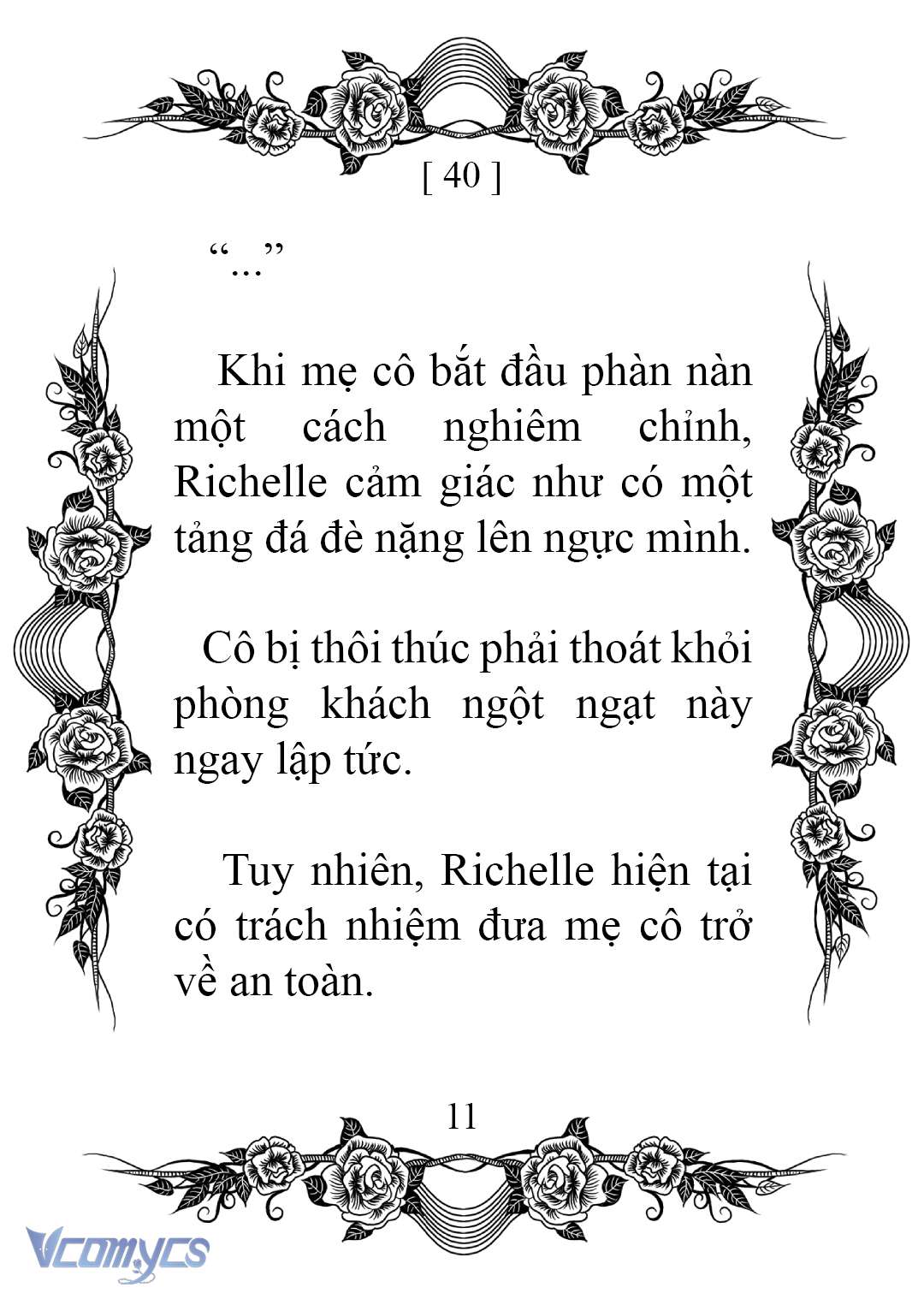 [novel] chào mừng đến với dinh thự hoa hồng Chap 40 - Next Chap 41