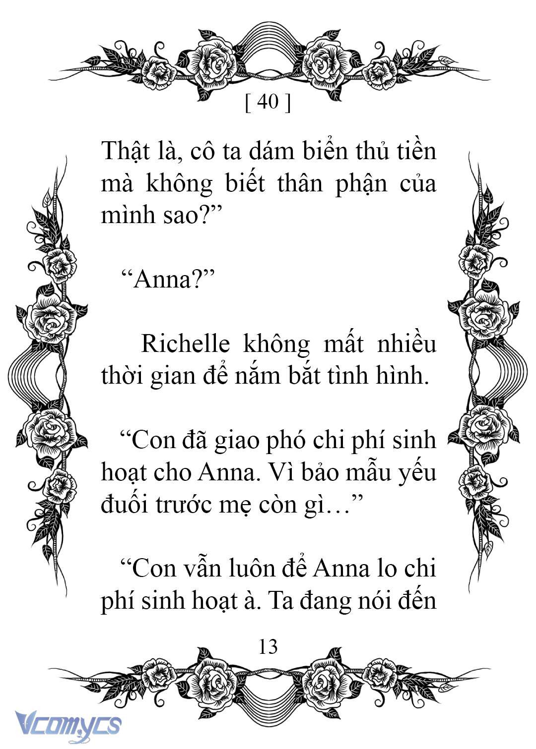 [novel] chào mừng đến với dinh thự hoa hồng Chap 40 - Next Chap 41