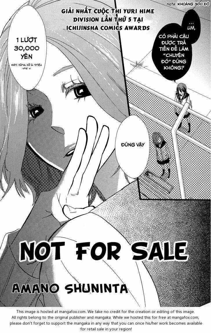 Not for Sale Chapter 1: One shot - Next 