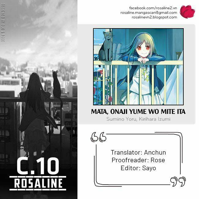 mata, onaji yume wo miteita chapter 10: - cuộc sống dường như đứng về phía tôi - Next chapter 11: - hạnh phúc của bà