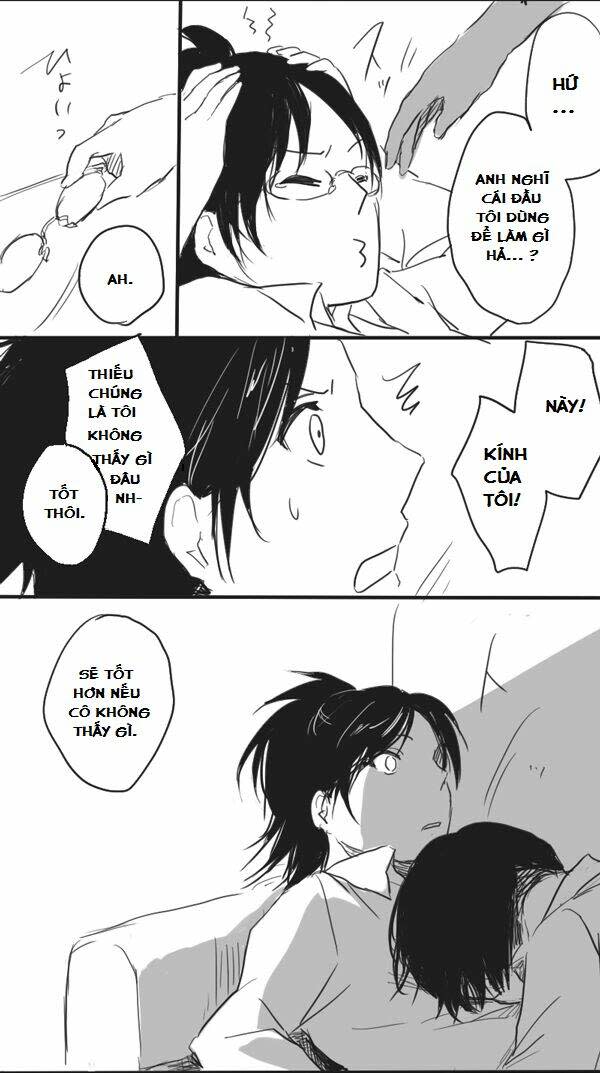 Tấn Công Người Khổng Lồ - Doujinshi LeviHan Chapter 6 - Trang 2