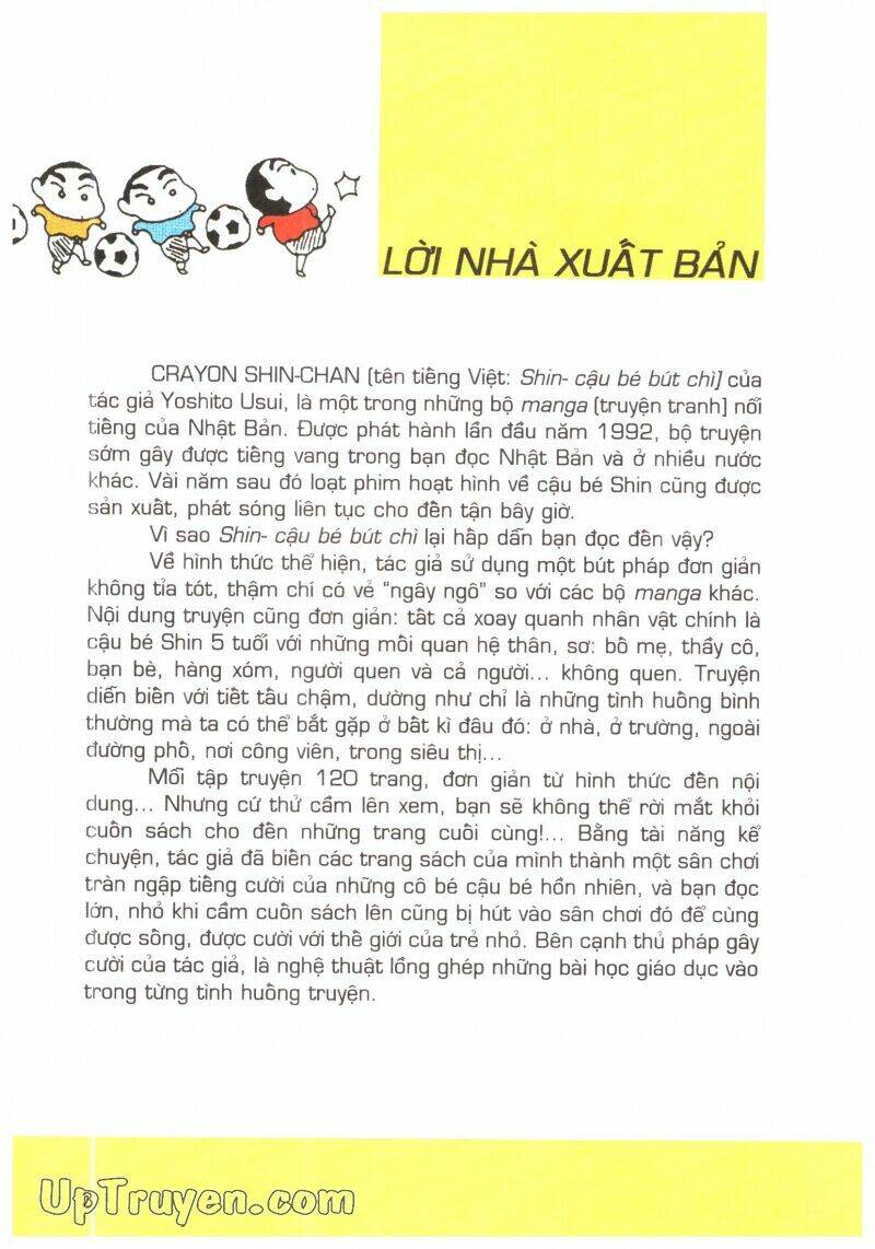 Crayon Shin-Chan Cậu Bé Bút Chì Chapter 33 - Next Chapter 34