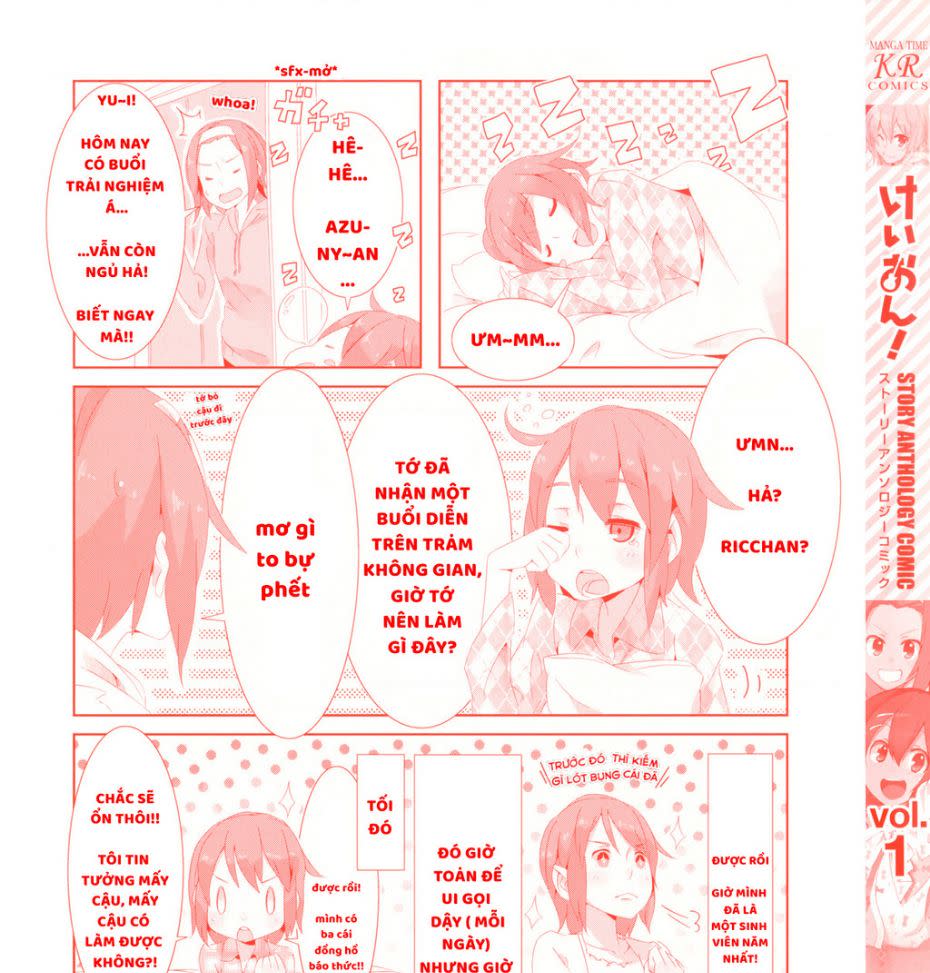 K-On! Story Anthology Comic Chapter 1 - Trang 2