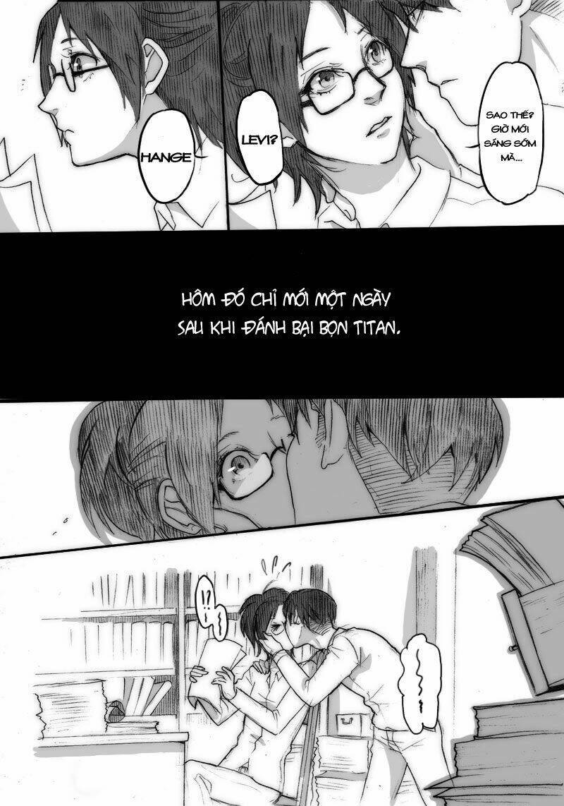 Tấn Công Người Khổng Lồ - Doujinshi LeviHan Chapter 19 - Trang 2