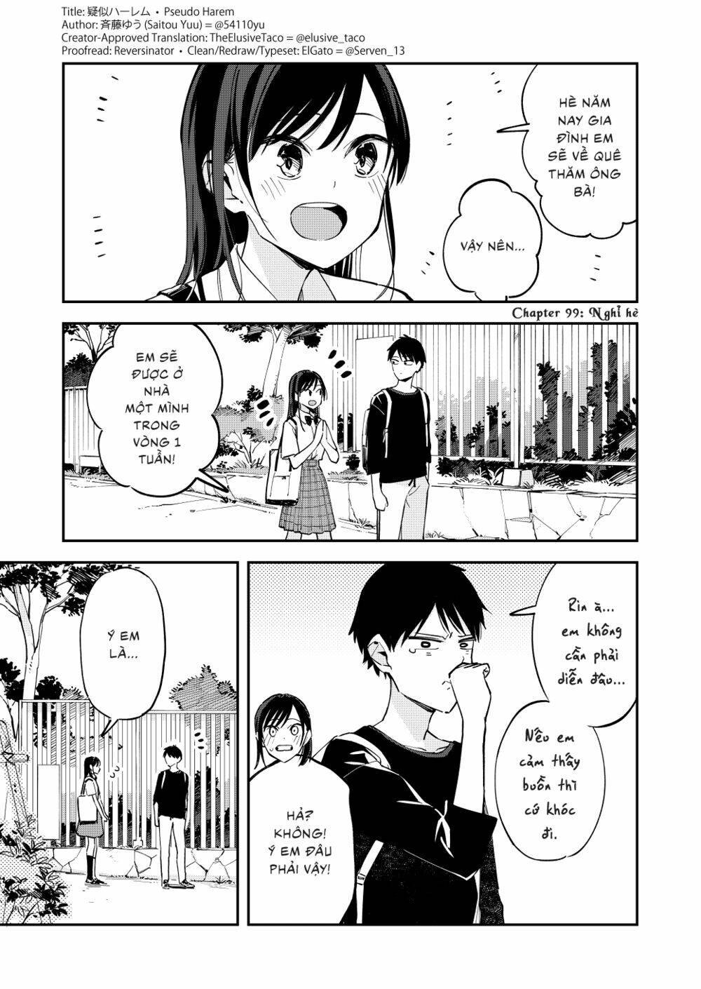 pseudo harem chapter 99 - Trang 2