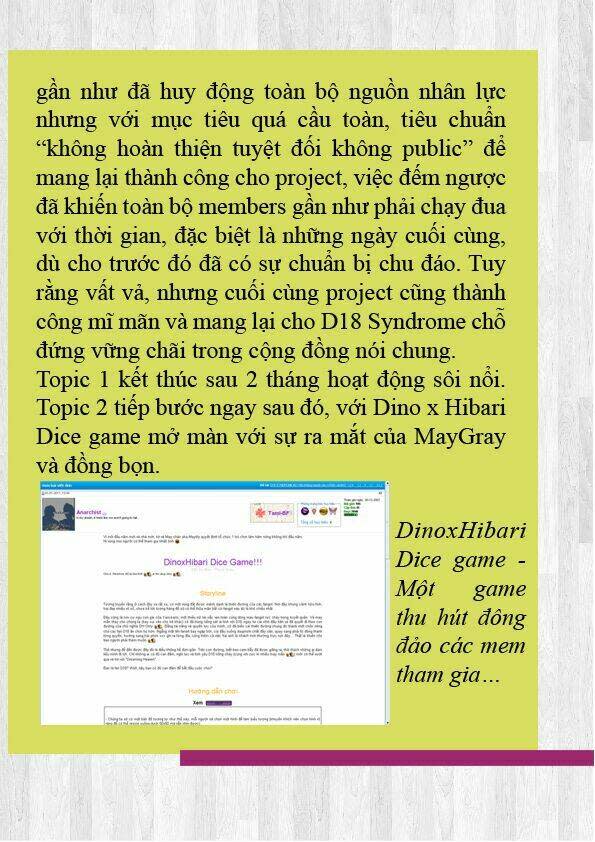 D18 Syndrome Magazine Chapter 1 - Trang 2